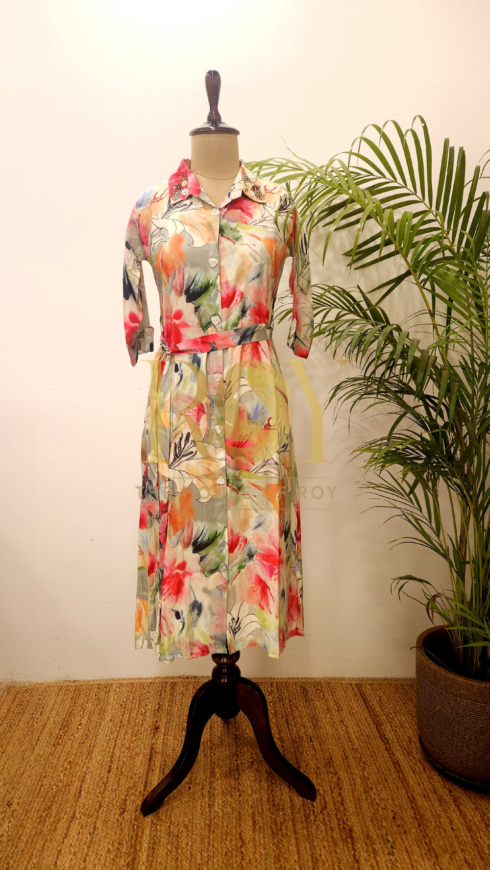 Multicolour Shirt Dress/Kurti