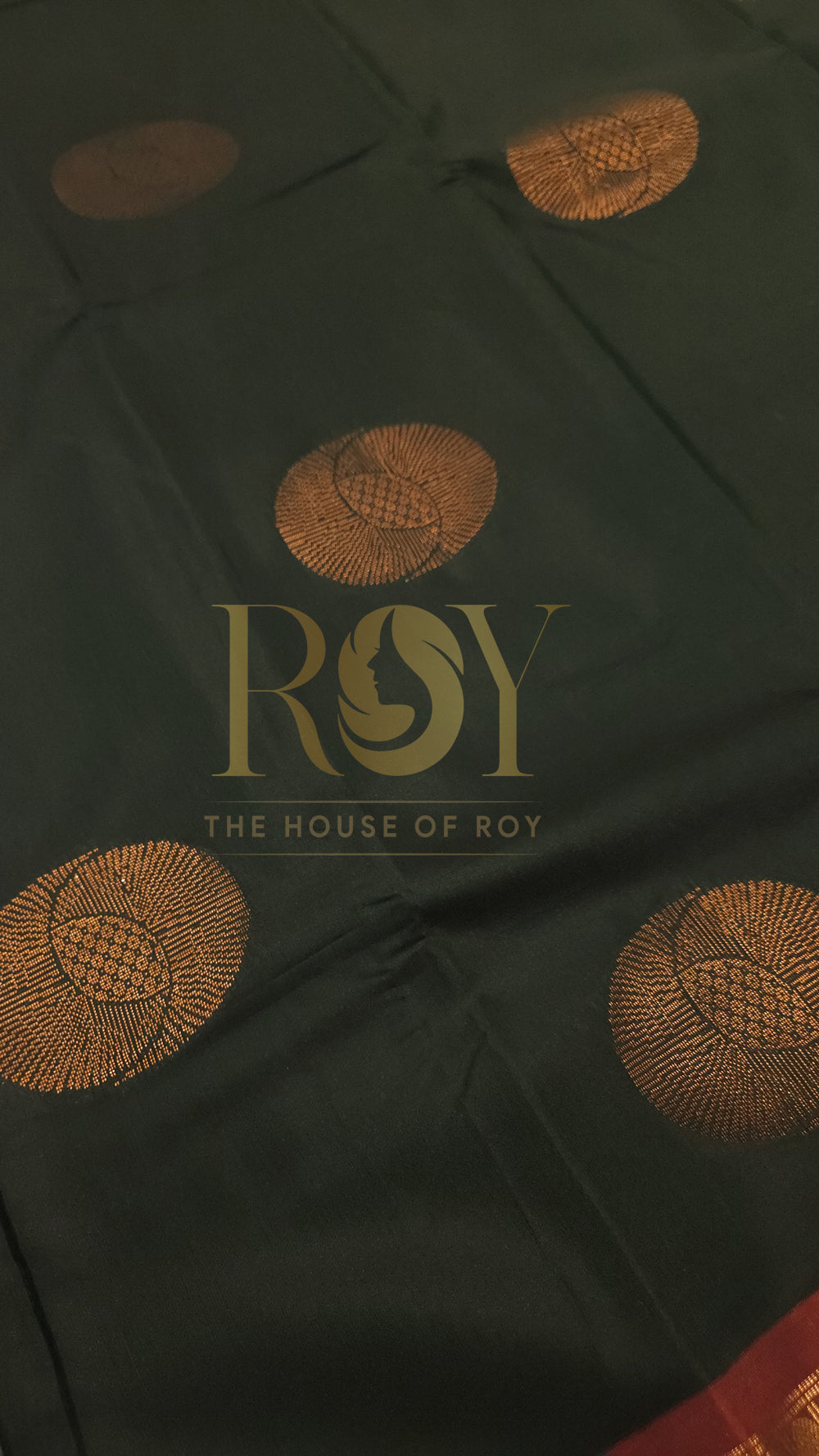 Soft Silk Cotton Saree Dark Green