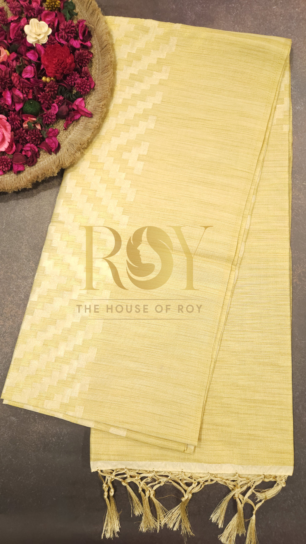 Silk Cotton Off White Saree