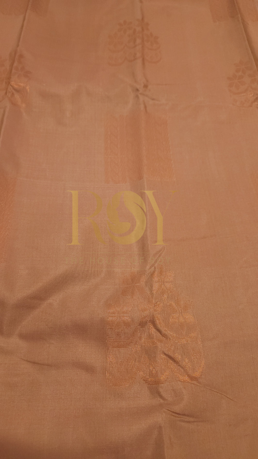 Soft Silk Cotton Saree in Peach