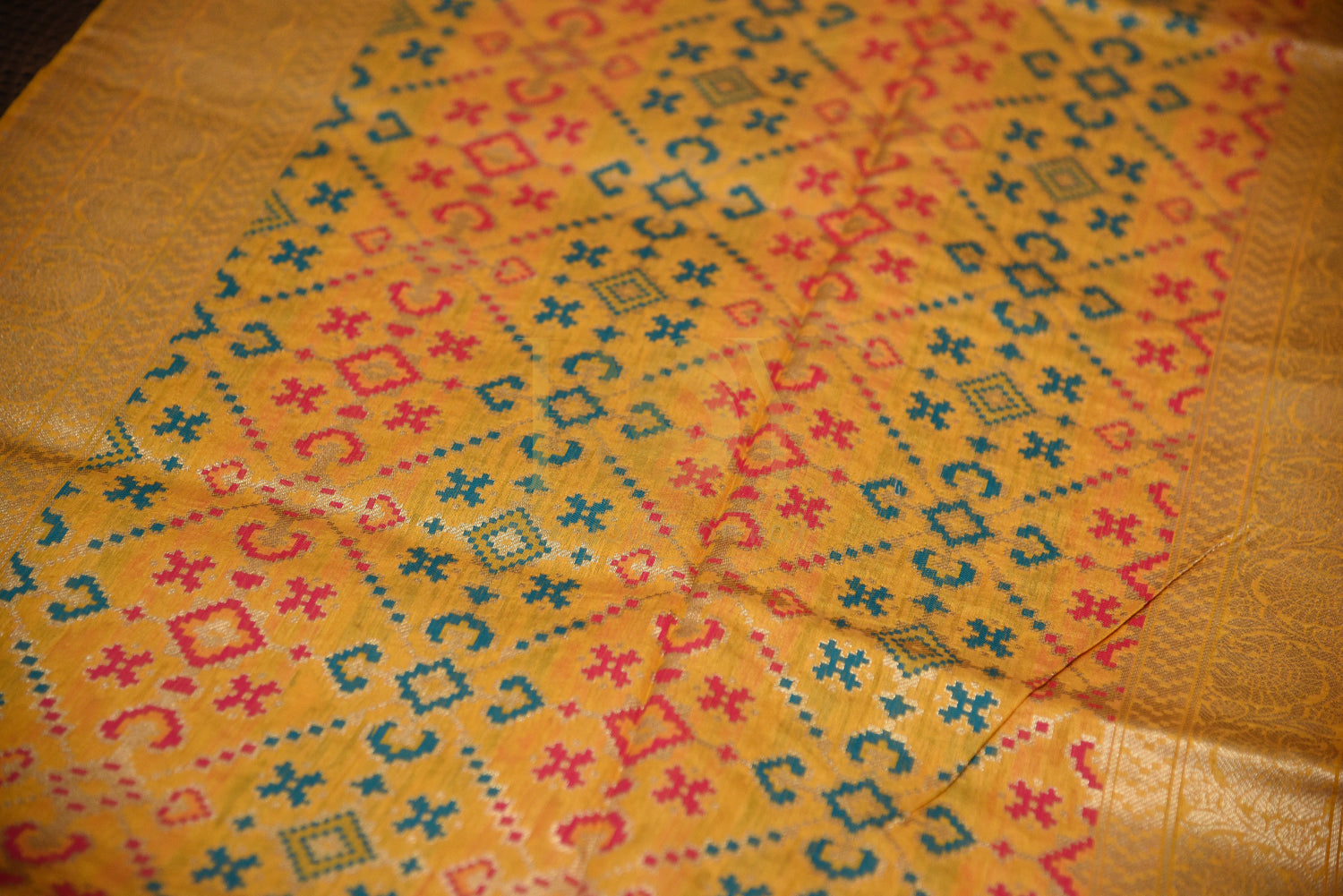 Sunny Yellow Silk Cotton Saree