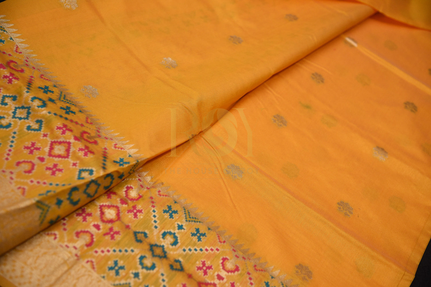Sunny Yellow Silk Cotton Saree