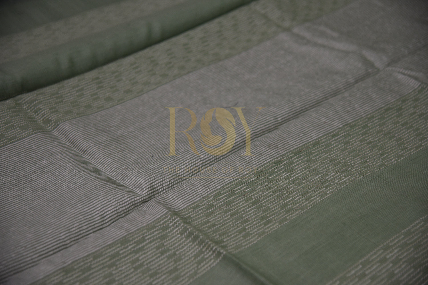 Pure Tussar silk saree  - pastel mint green