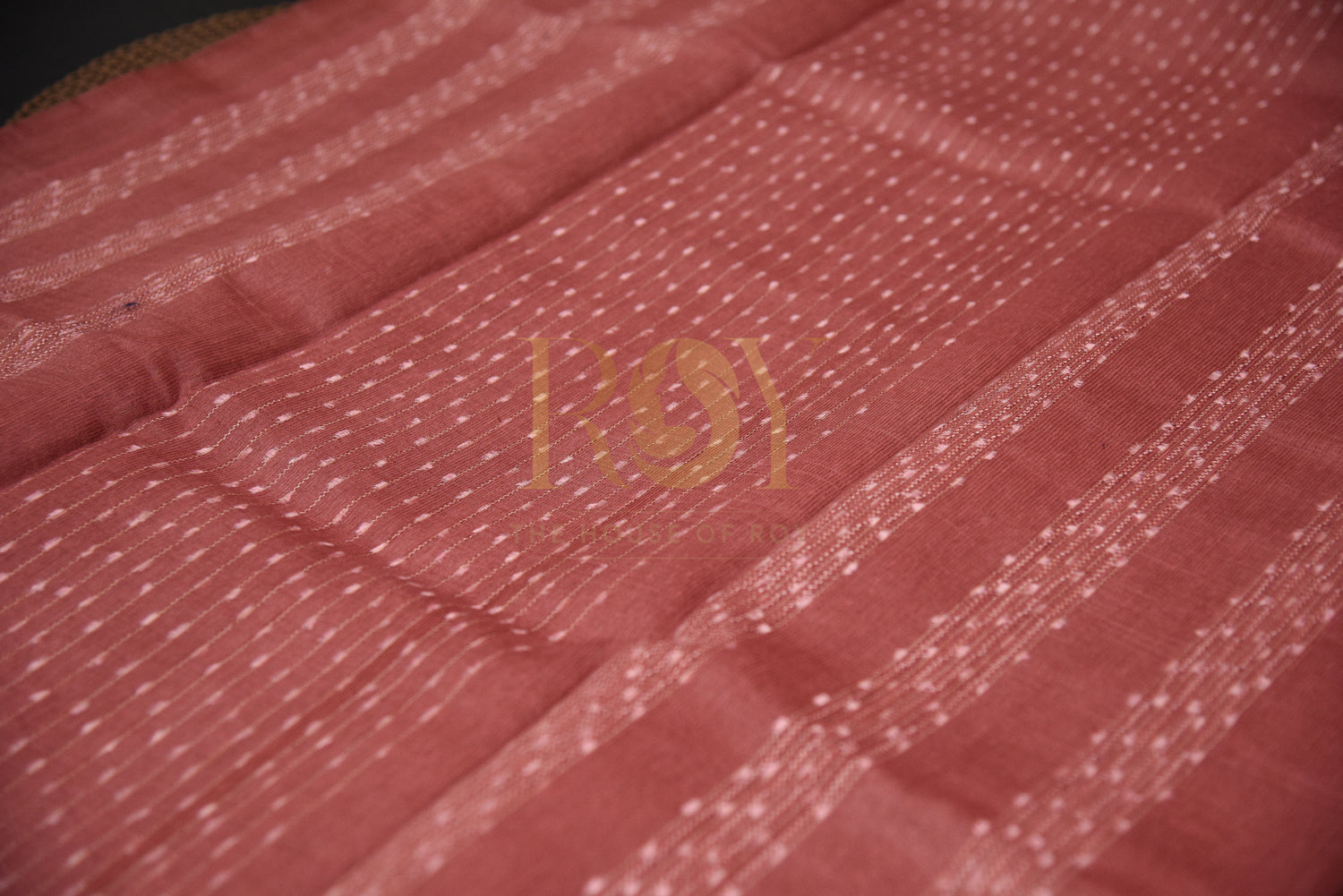 Pure Tussar Silk Saree Dusty Maroon