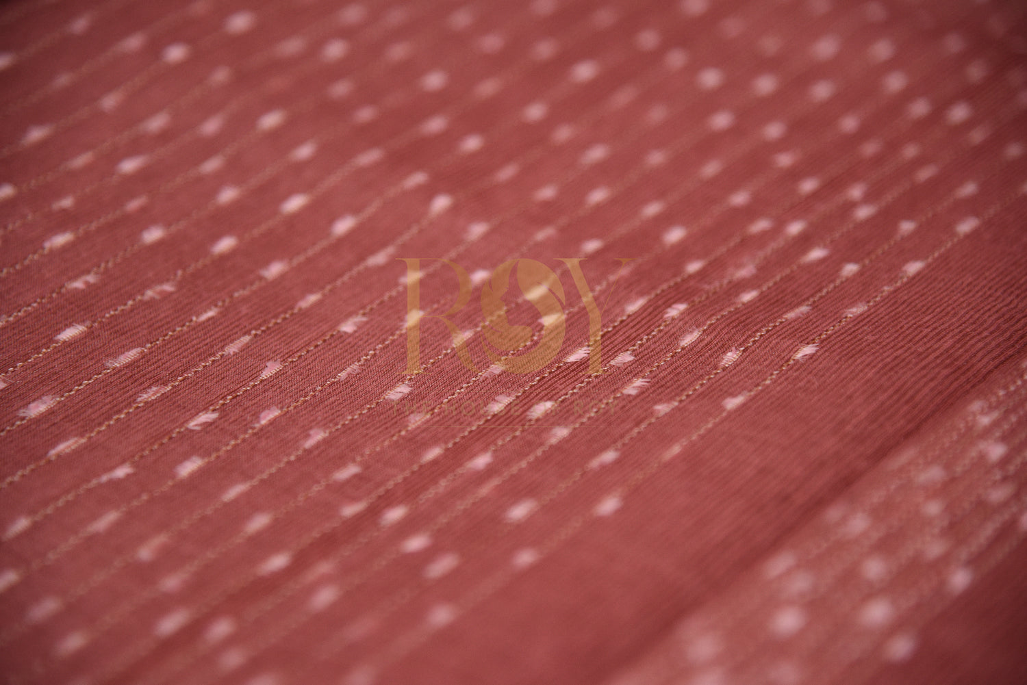 Pure Tussar Silk Saree Dusty Maroon
