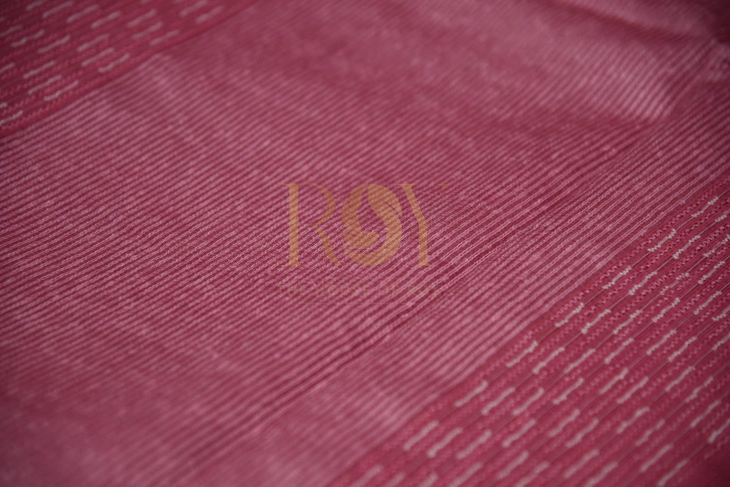 Pure Tussar silk saree  - dusty pink