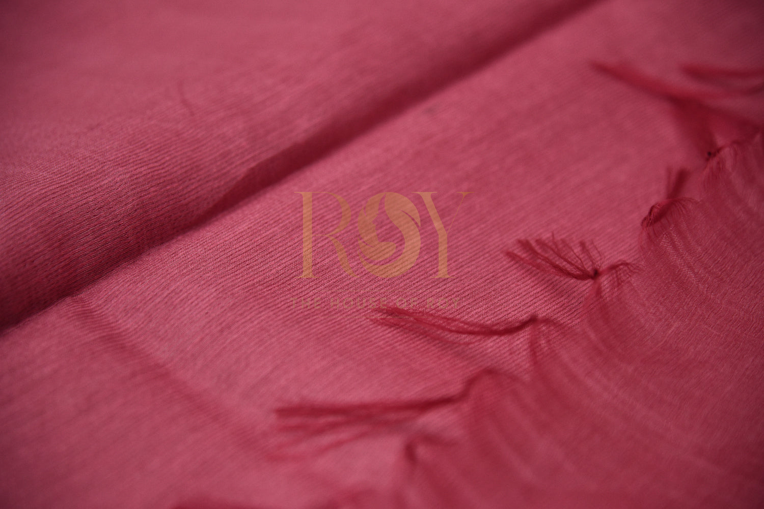 Pure Tussar silk saree  - dusty pink
