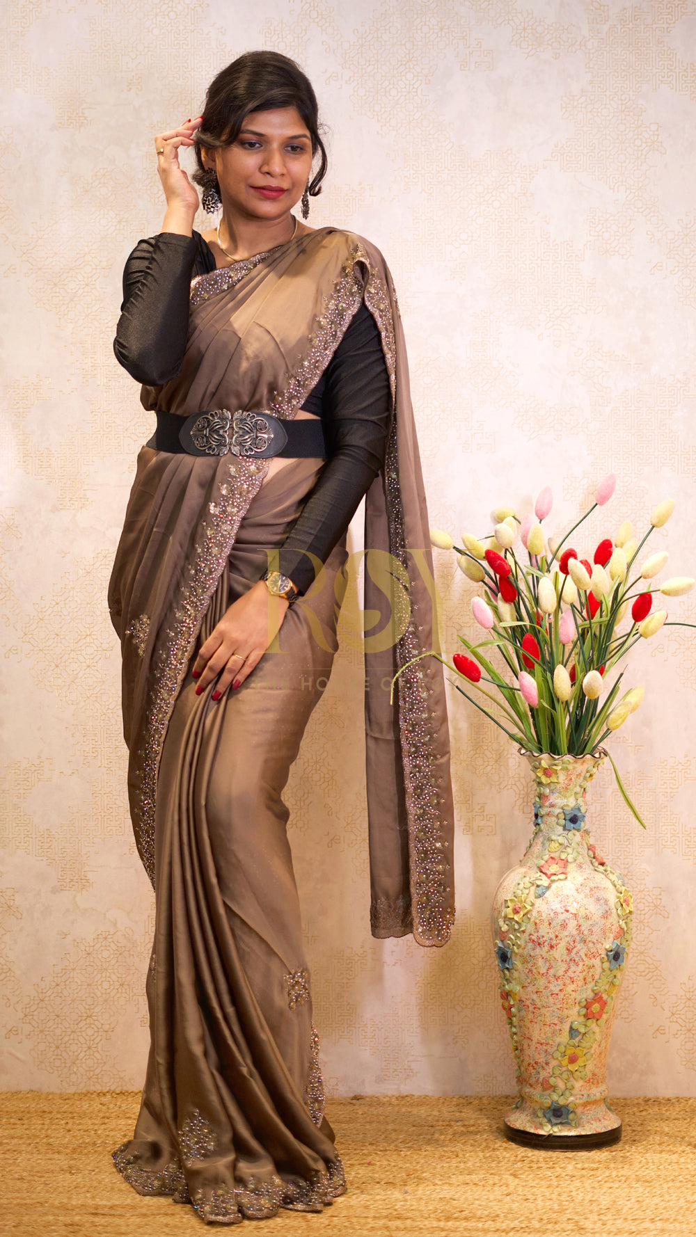 Premium Satin Silk Sarees