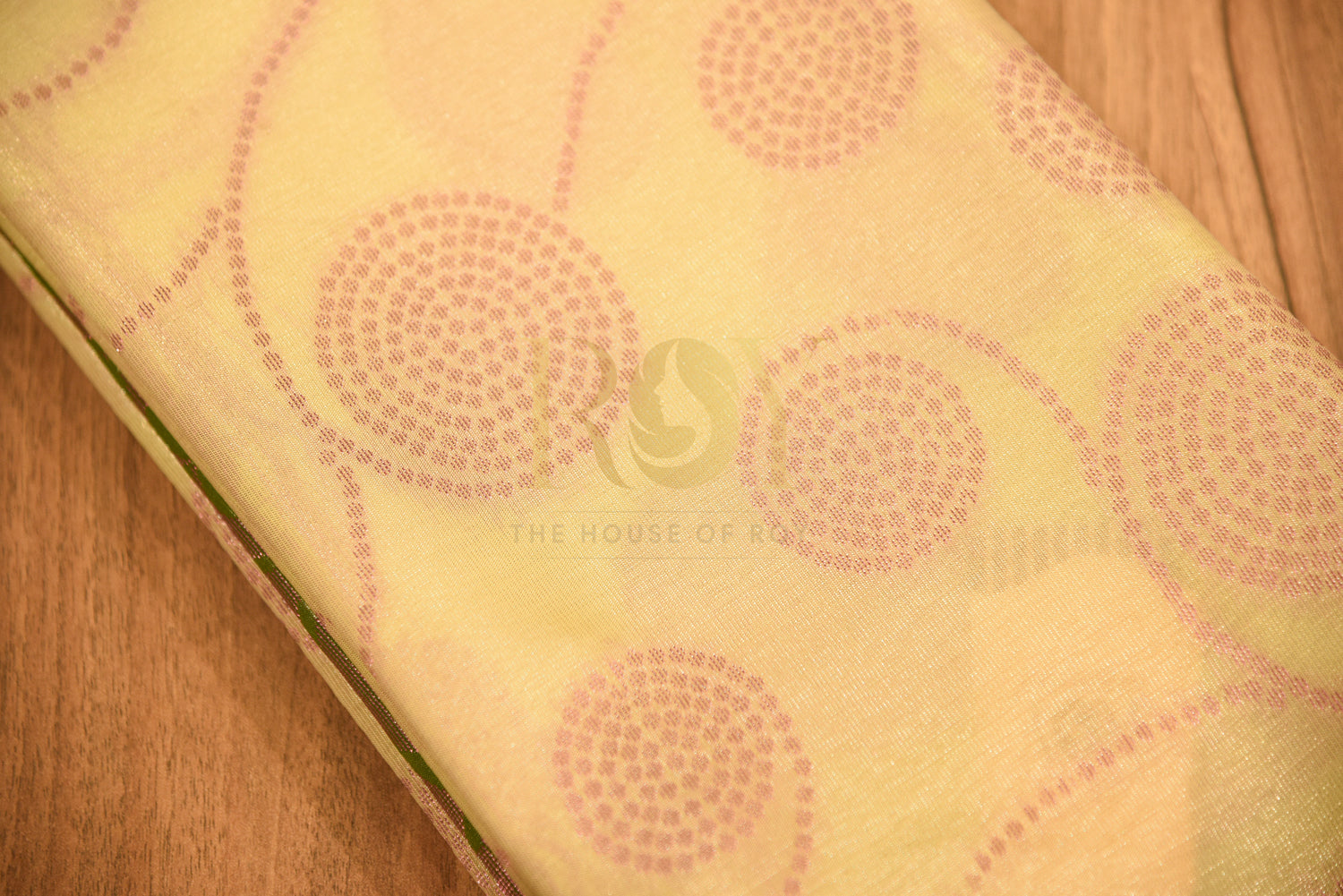 Pink Tissue Silk Cotton Saree with Jari