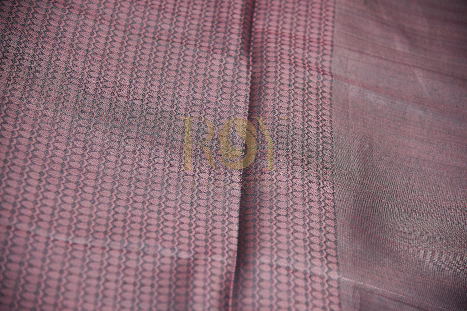 Tissue Style Weave Pattern Grey Saree