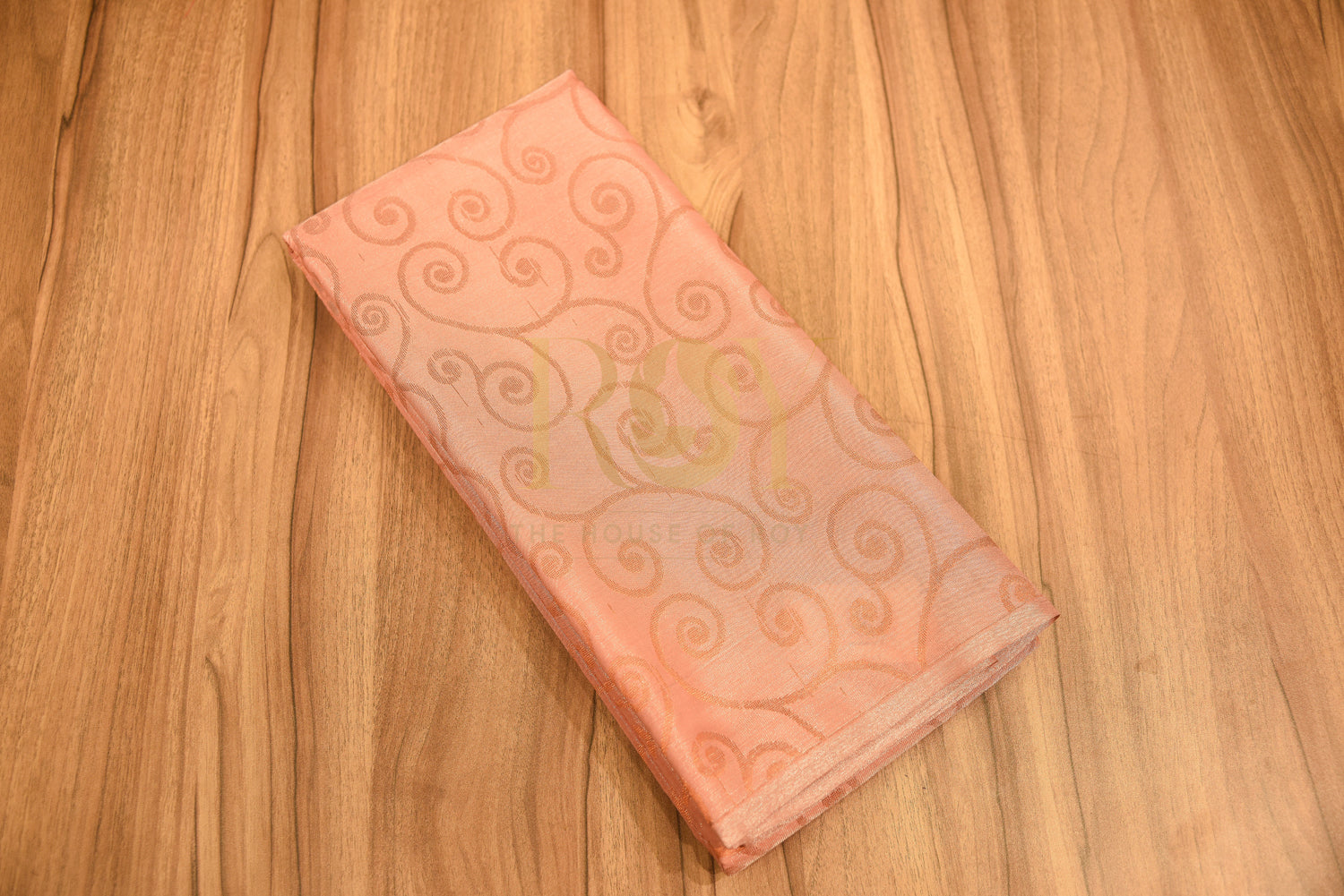 Blue Pale Pink Tissue Silk Cotton Saree