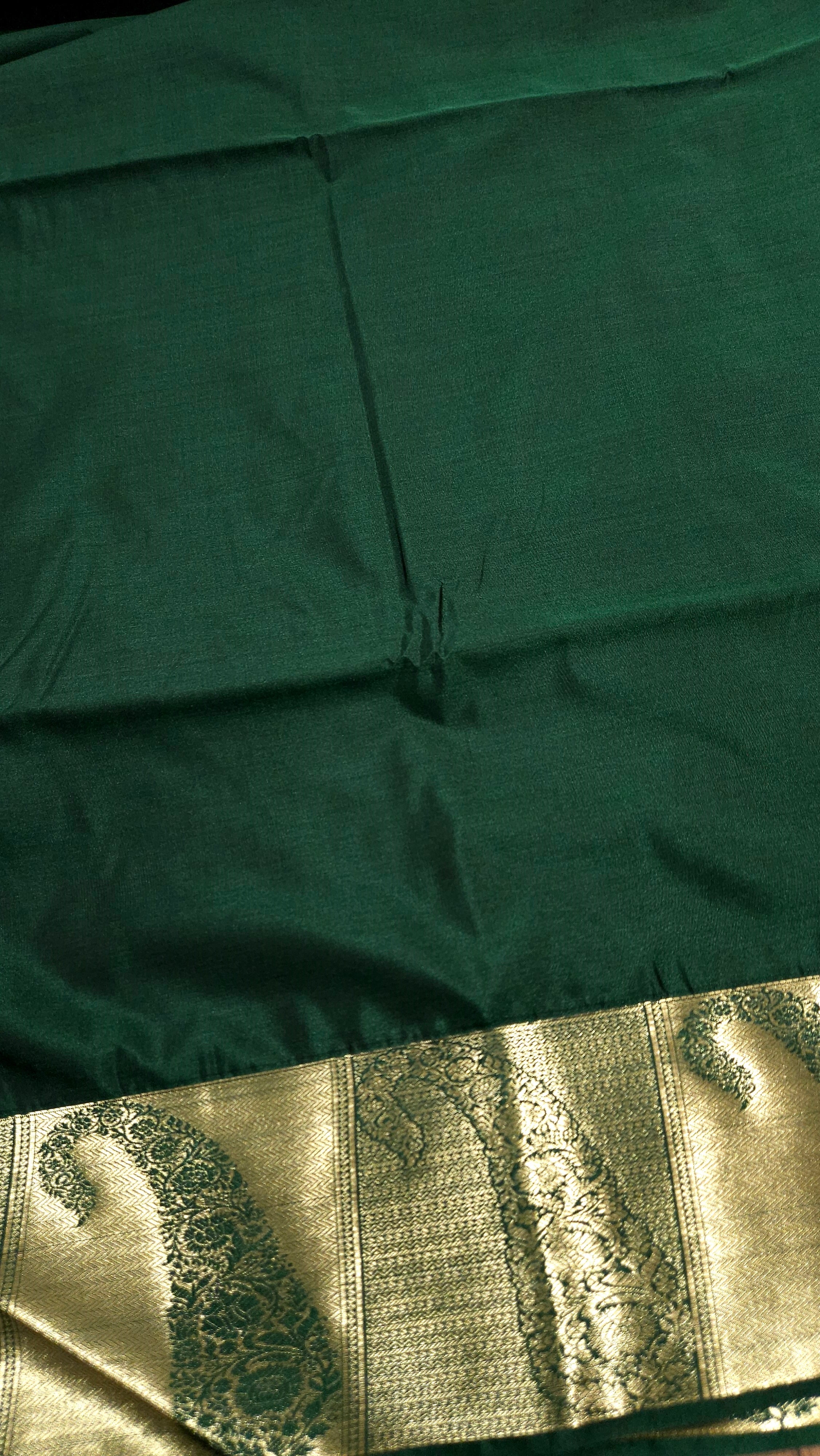 Yellow jacquard soft silk