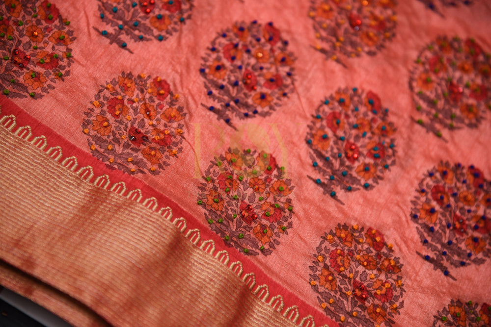 Art Silk Digital Print Saree
