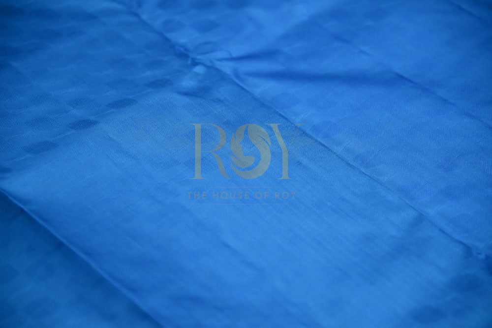 Pure Blue and Purple Silk Saree