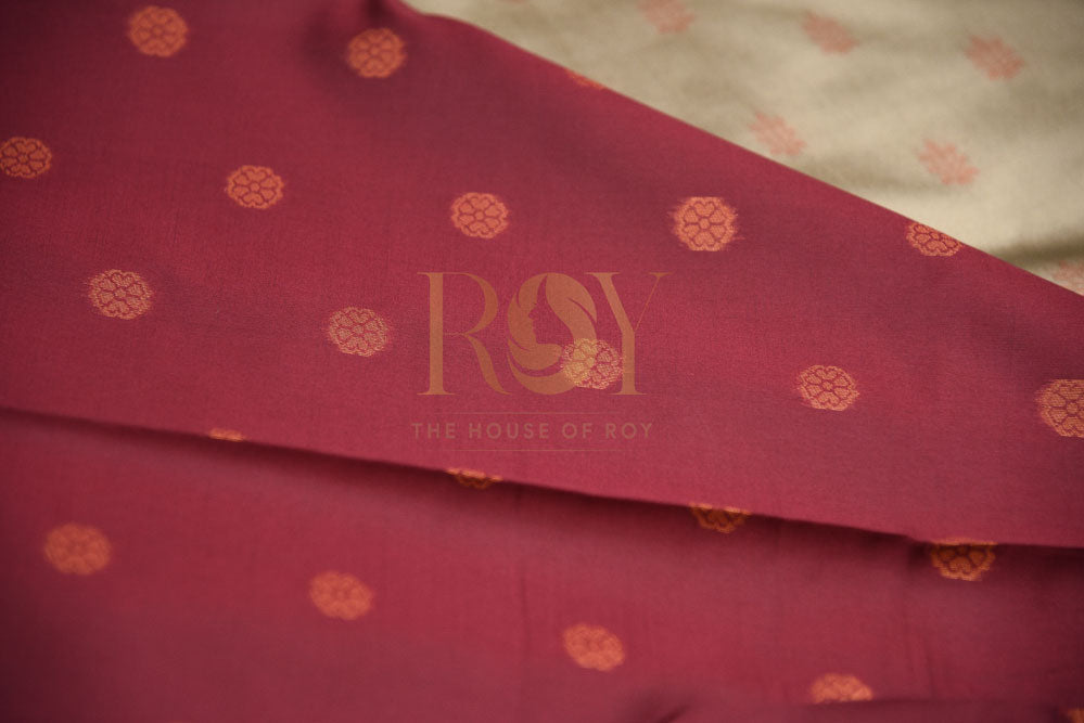 Katan Champagne silk saree