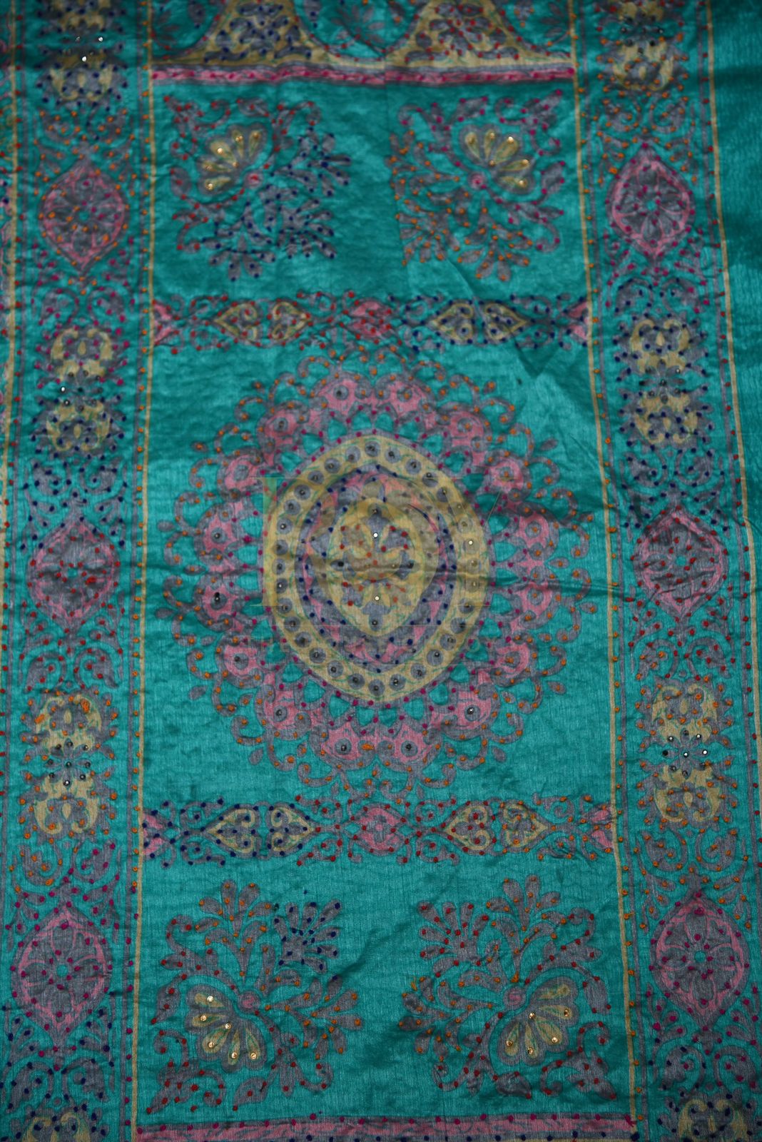 Bullion knots embroidery