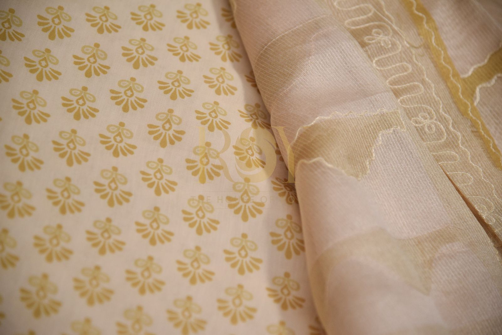 Luxury Fabric Italian Embroidery Silk