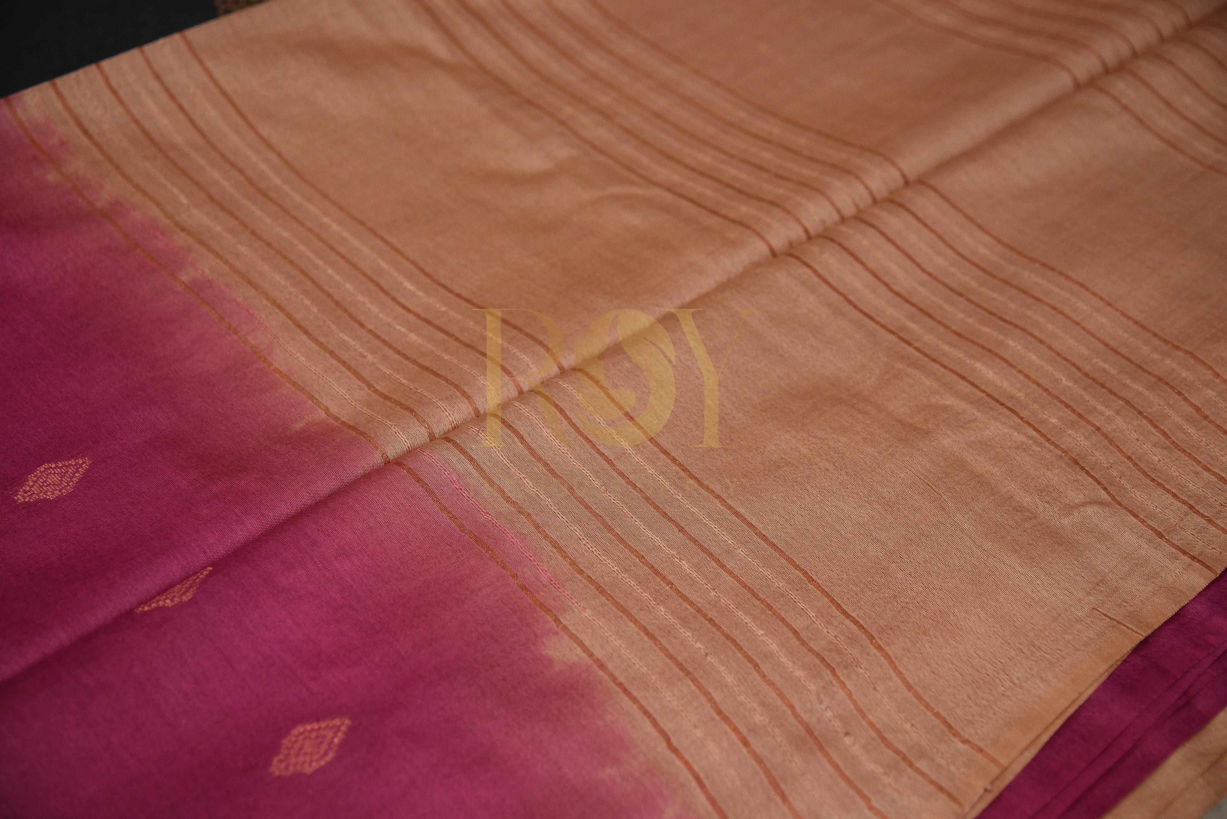buy tussar fabric saree online