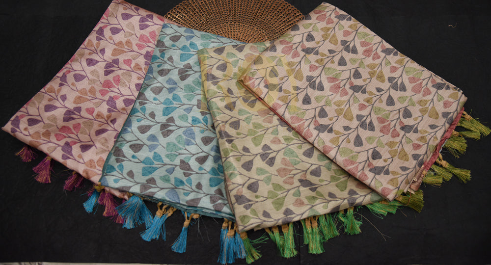 Digital Print Creeper Matka Fabric
