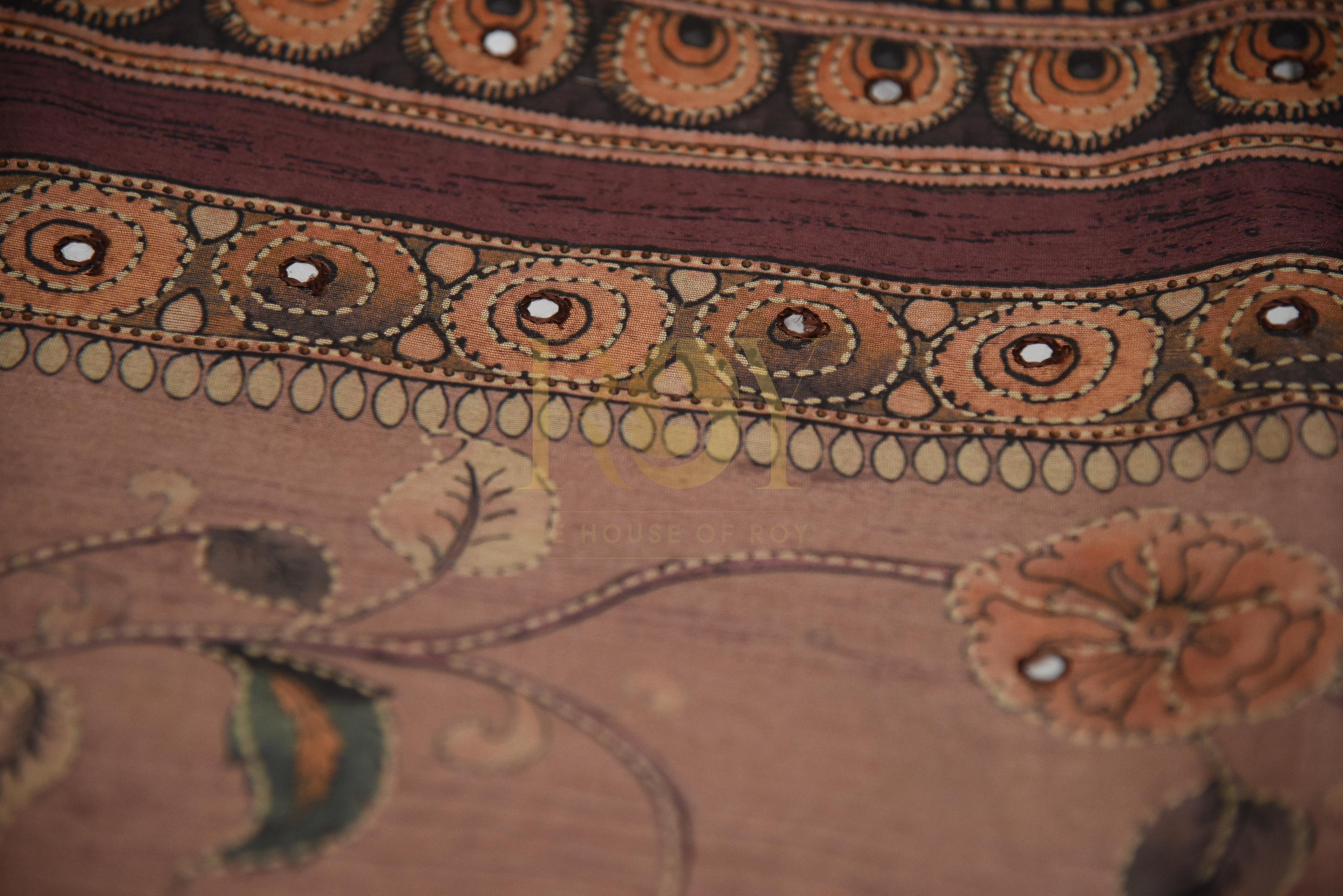 Mix Tussar Fabric Sarees