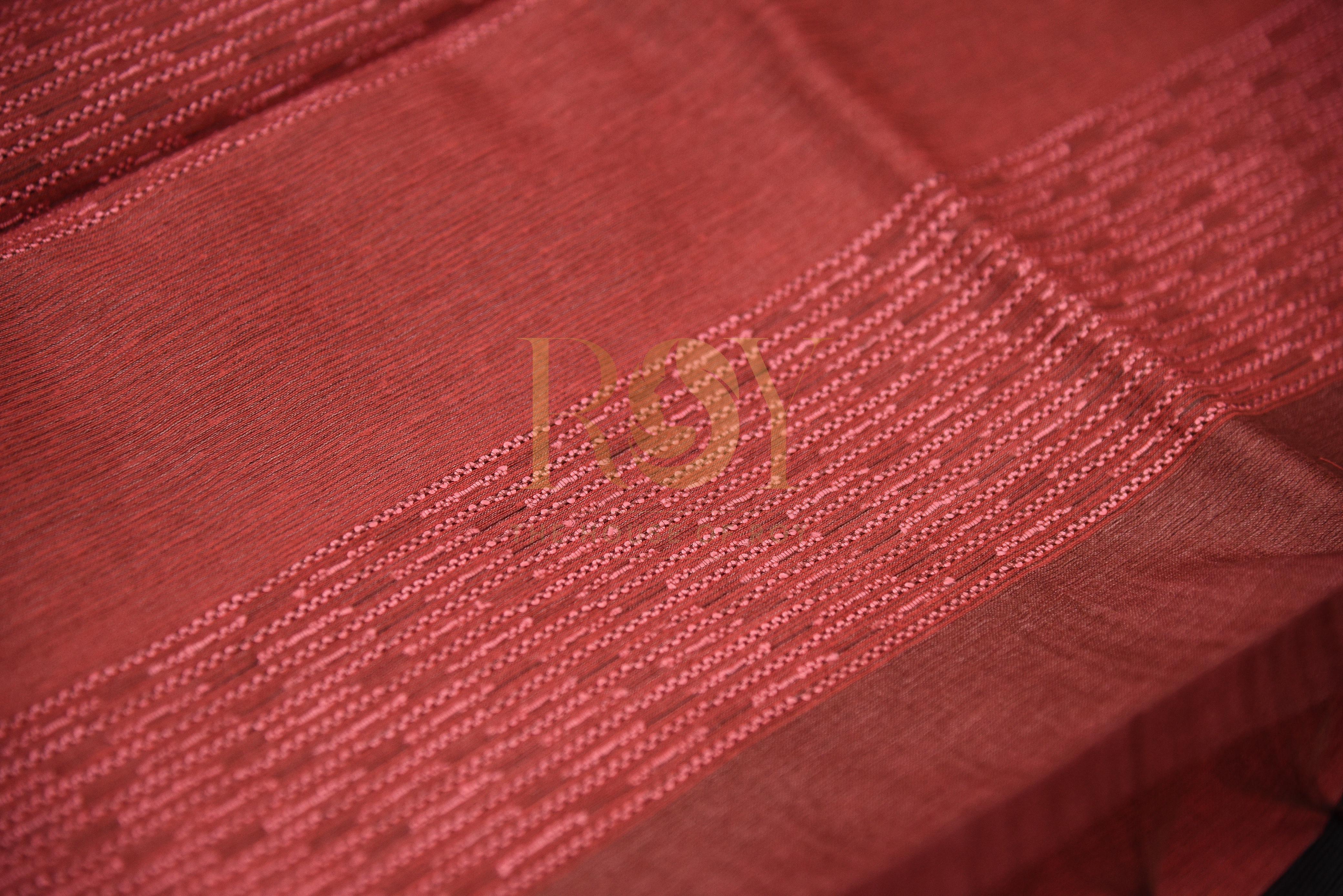 Pure tussar silk Saree with Intricate Weave