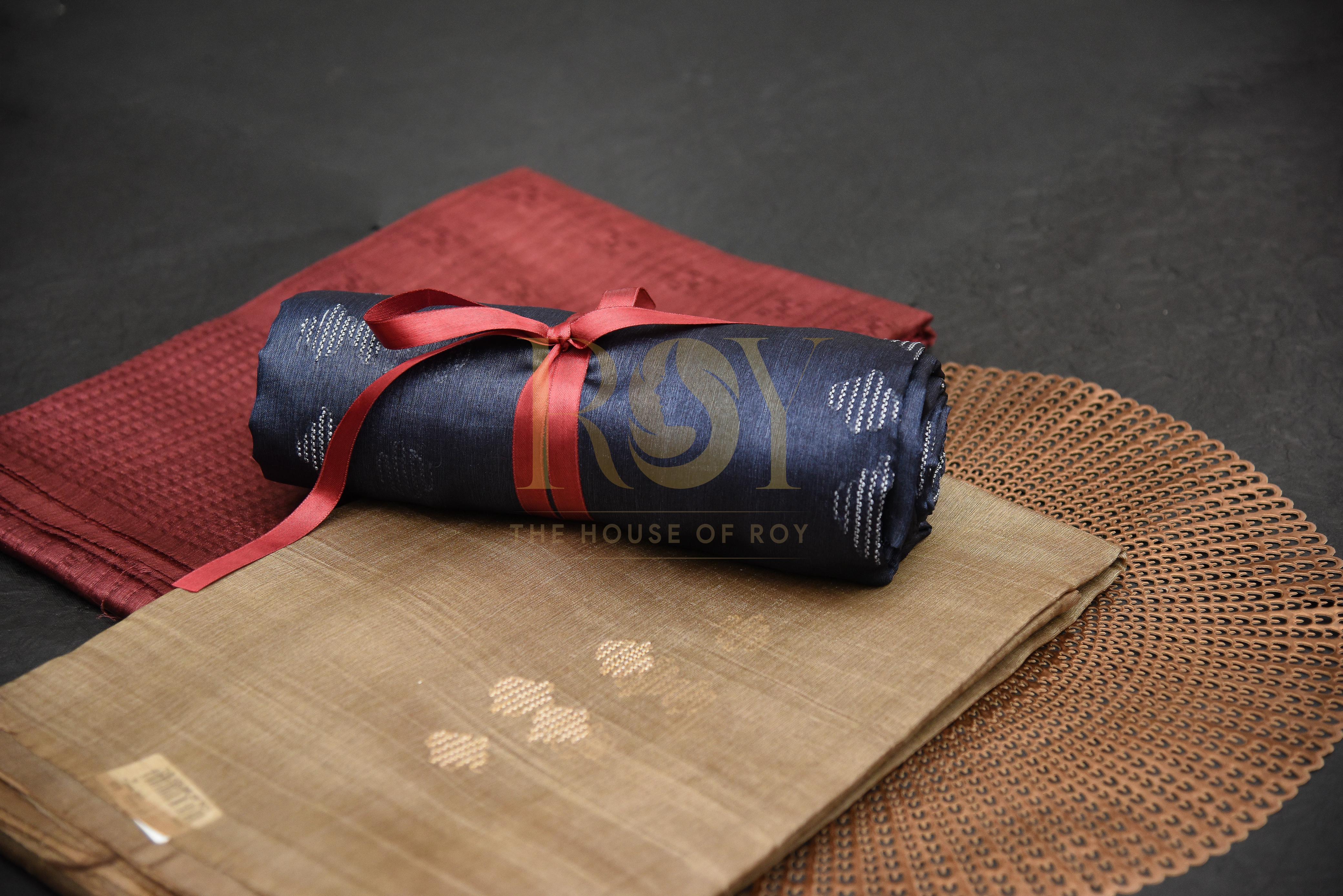 Pure tussar silk Saree with Intricate Weave
