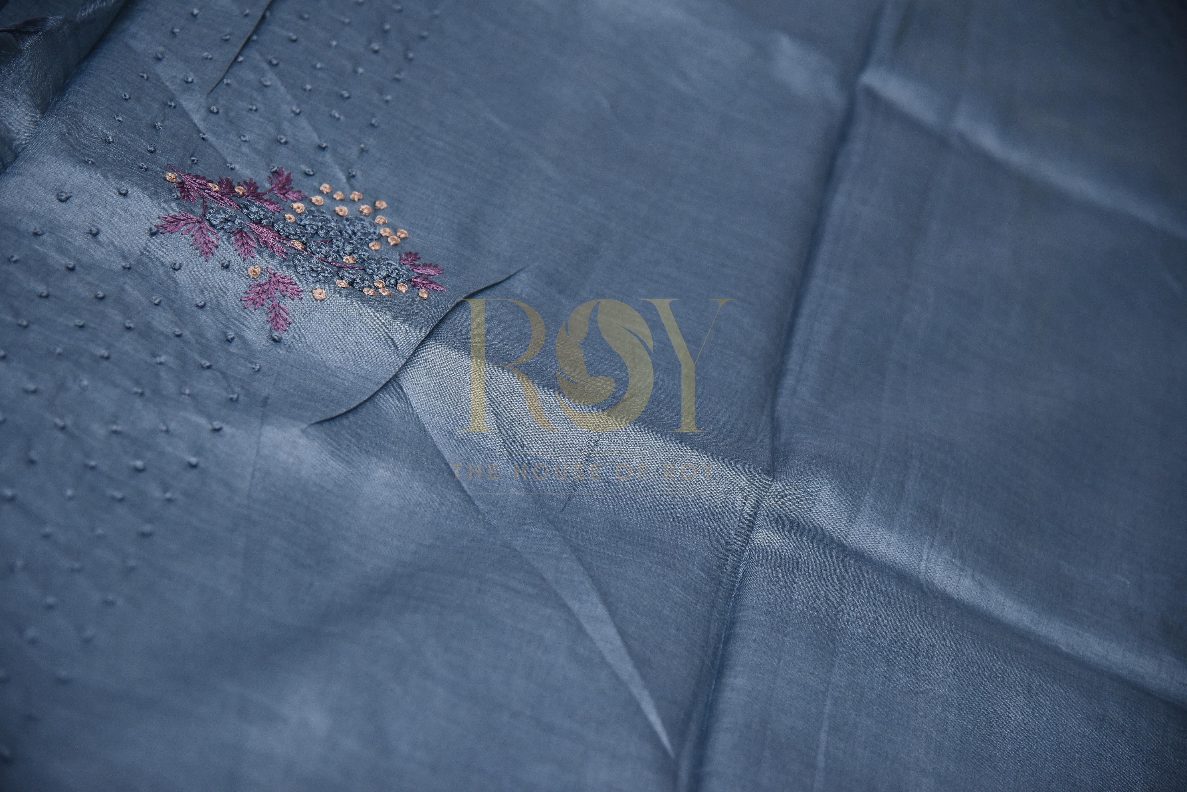 Pure Tussar Silk Bullion Knots Sarees