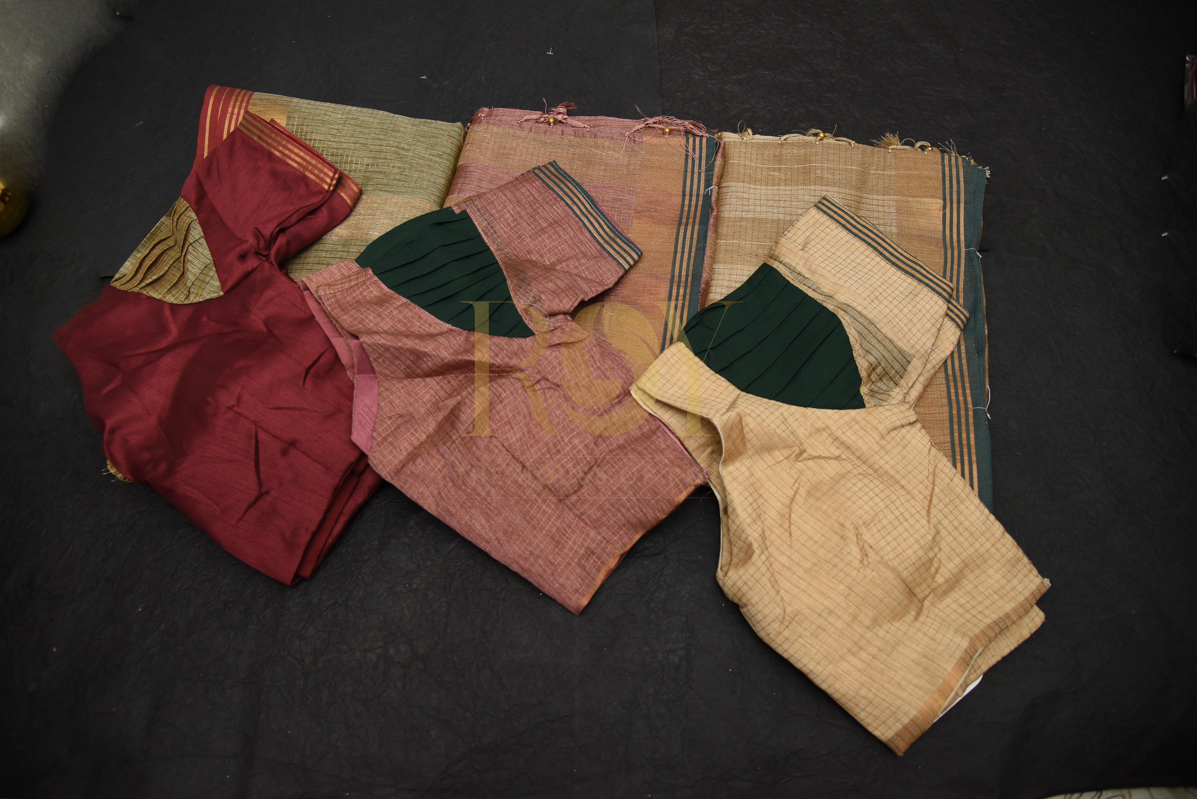 Ready-Made Saree with Pre-Stitched Blouse