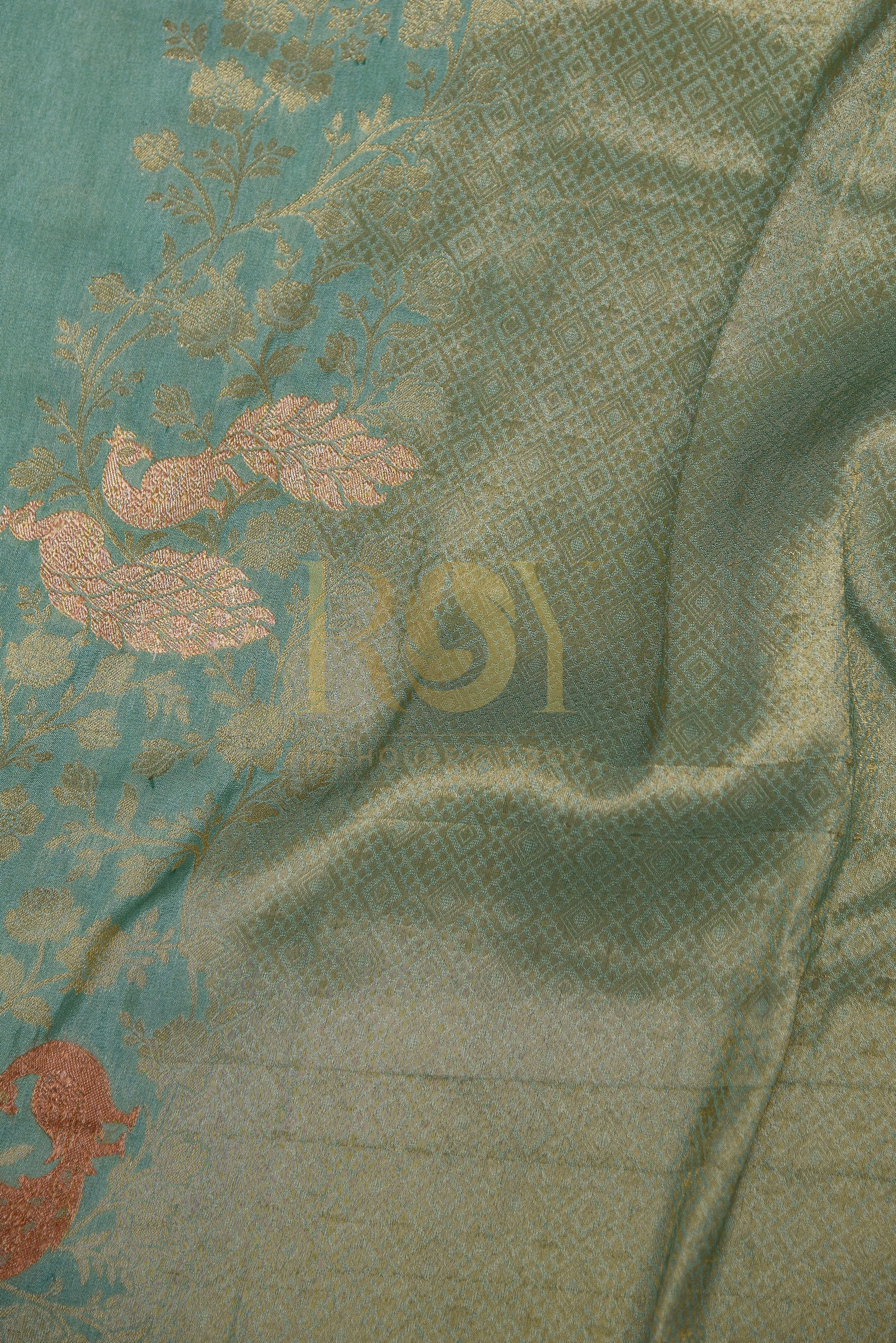 Sage Green Georgette Saree