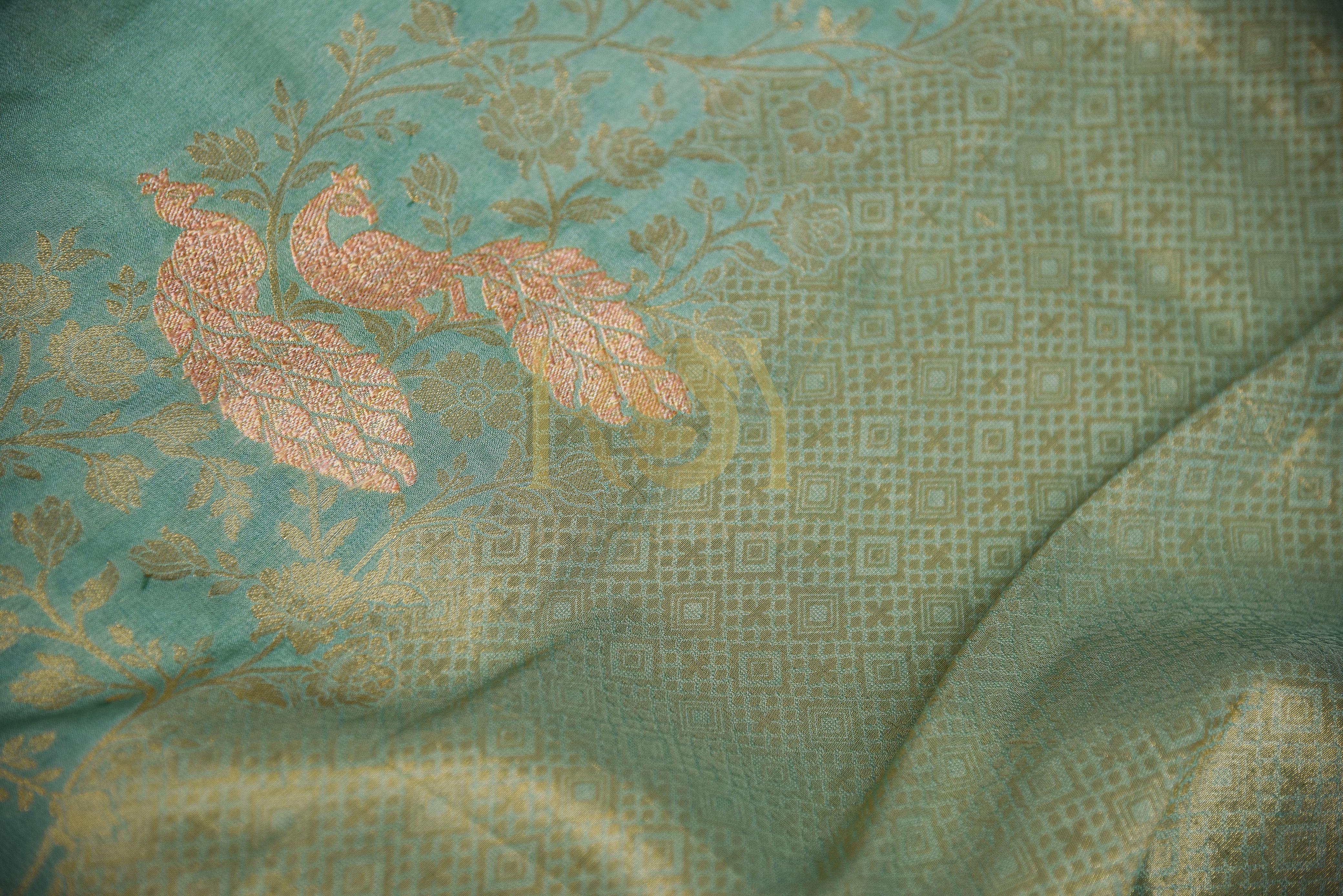 Sage Green Georgette Saree