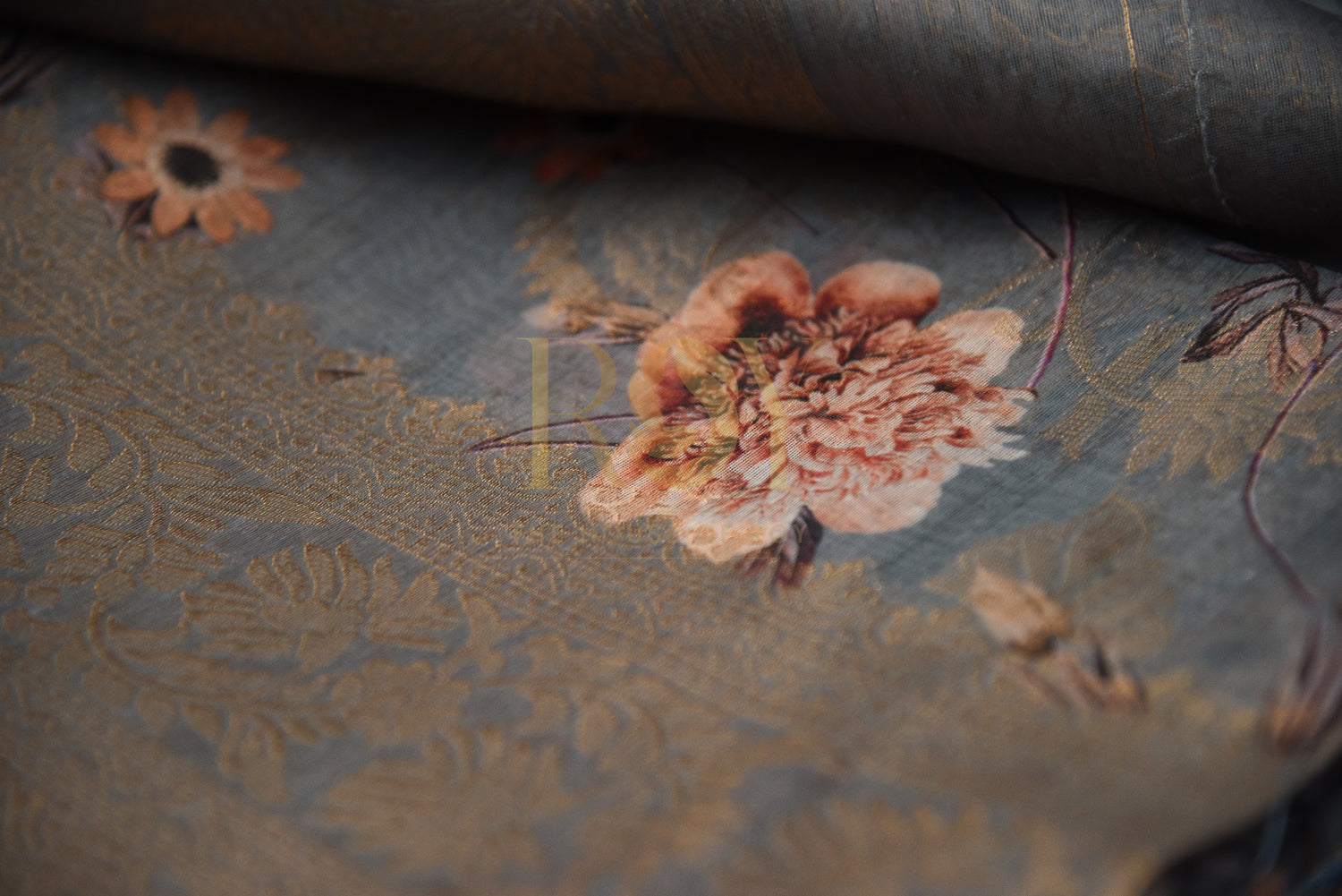 Satin Silk Blue Saree
