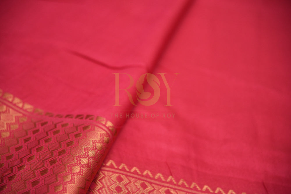 Pink Silk Cotton Saree