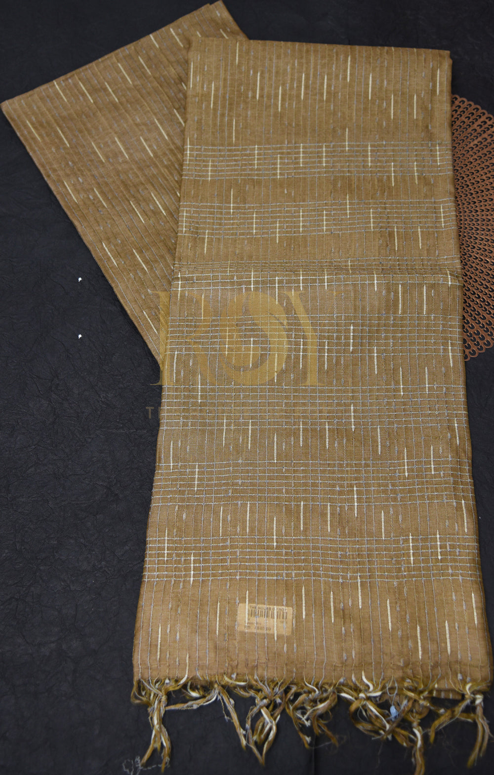 Tussar Silk Gold Saree