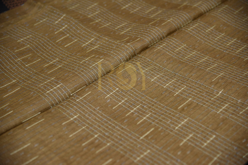 Tussar Silk Gold Saree