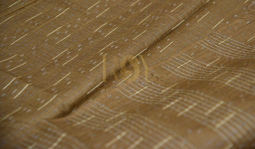 Tussar Silk Gold Saree
