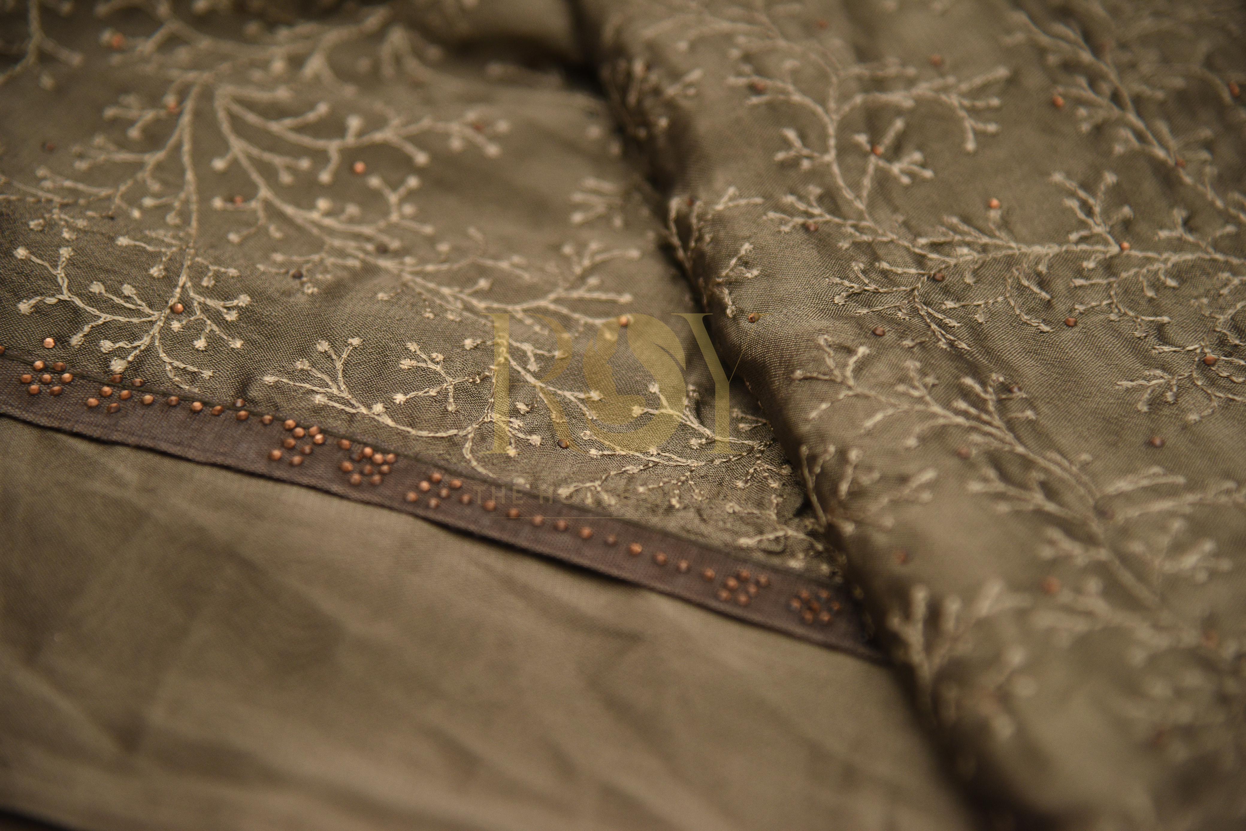 Vichithra Silk Embroidery Saree