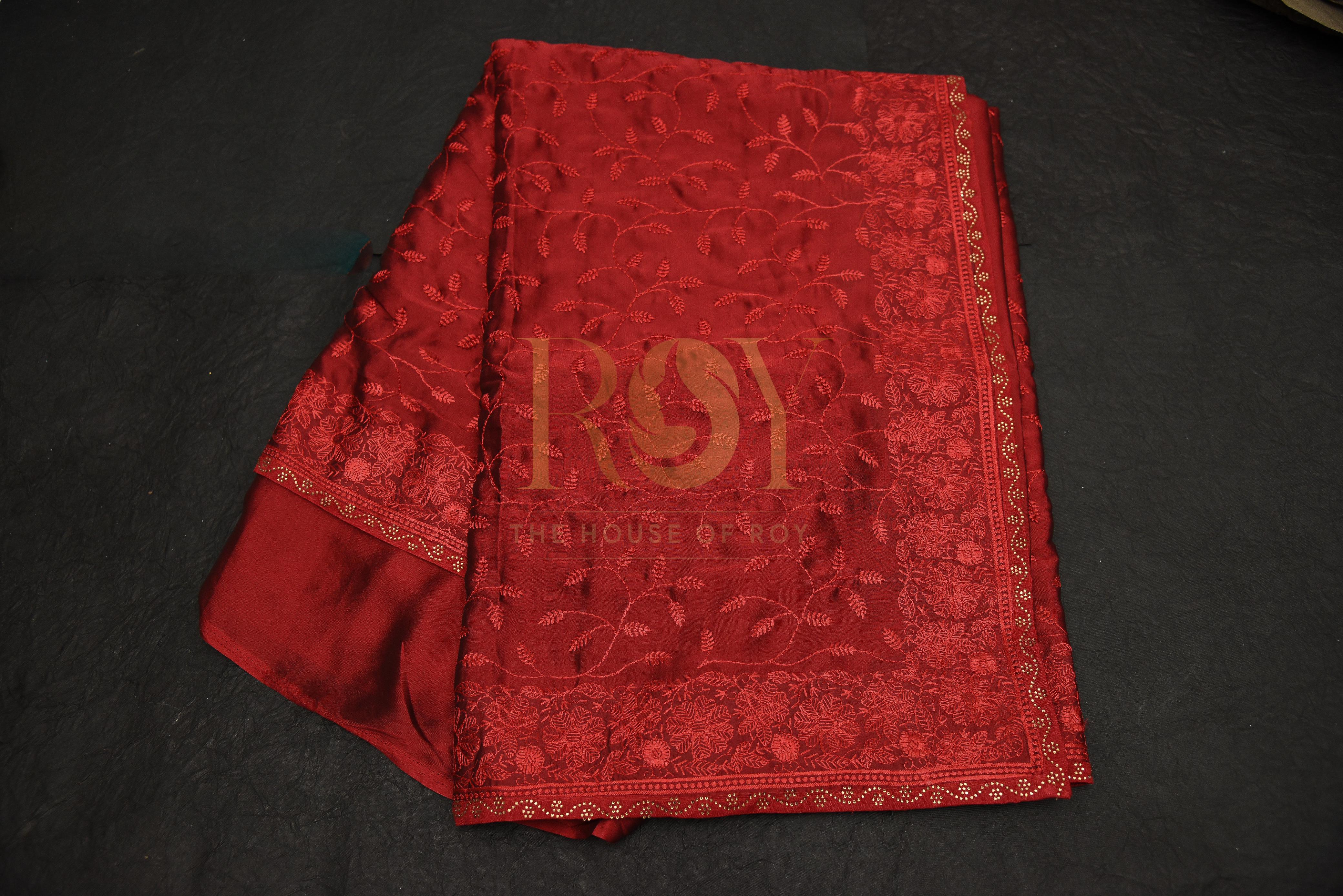 Vichithra Silk Embroidery Saree