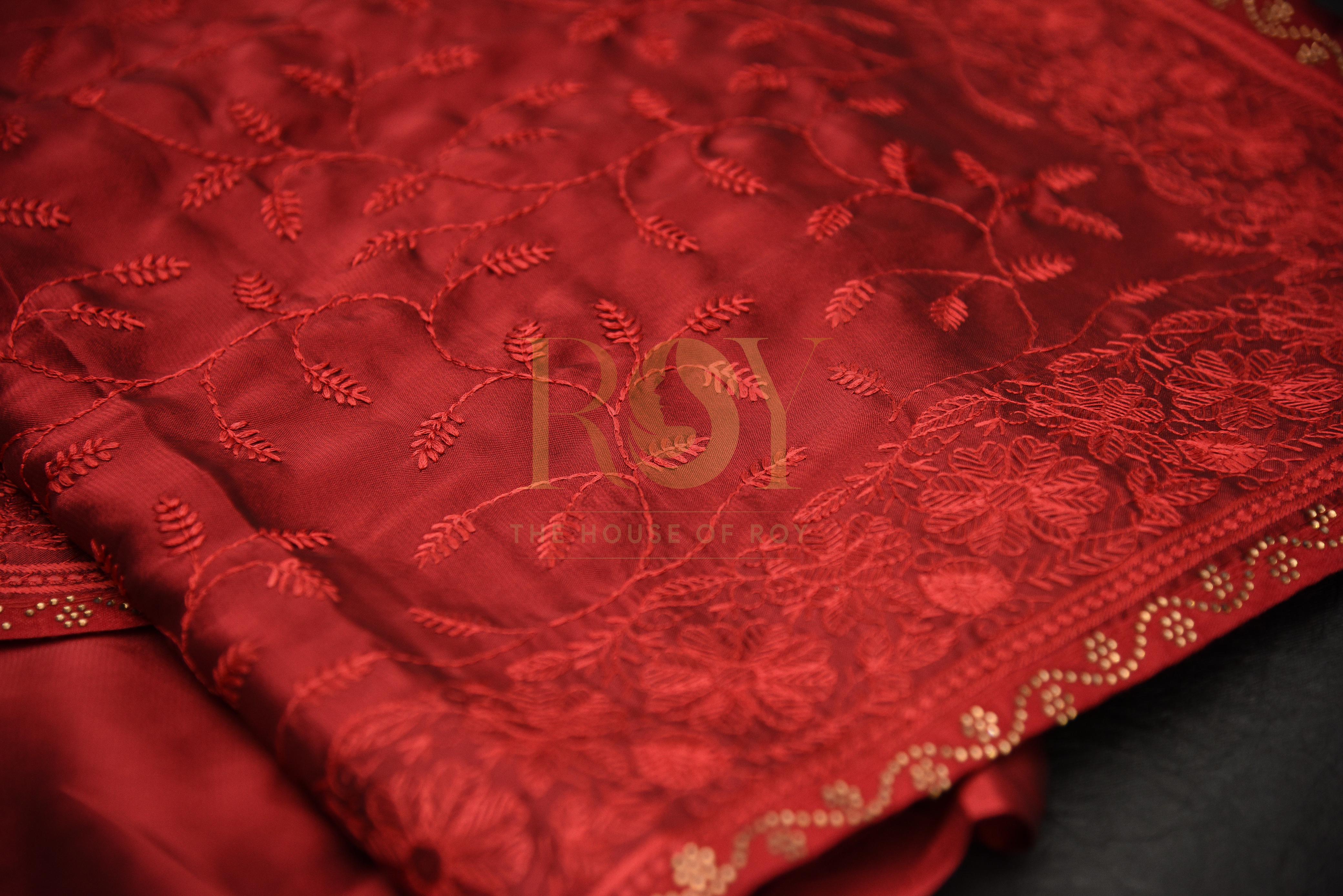 Vichithra Silk Embroidery Saree
